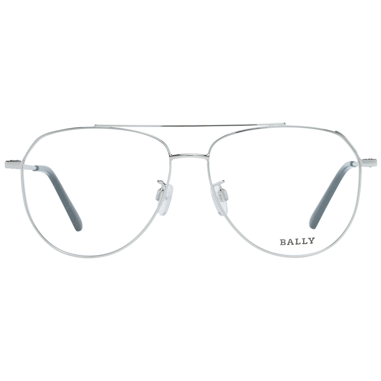 Bally Aviator glasses in Silver with Metal frame, model Bally Optical Frames BY5035-H 57018, from Burghley & Co – Luxury eyewear UK