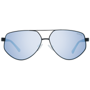 Guess Aviator sunglasses in Black with Metal frame, model Guess Sunglasses GF5076 6001X, from Burghley & Co – Luxury eyewear UK