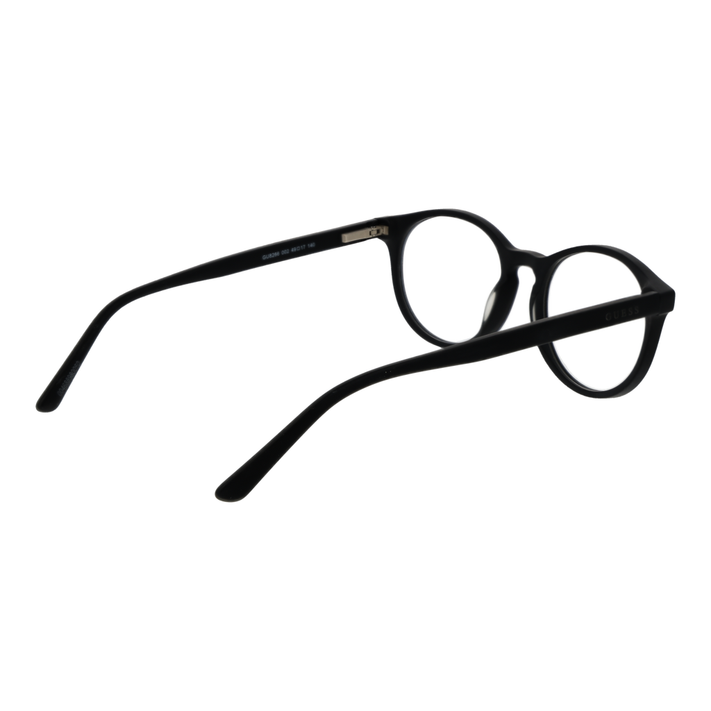 Guess Round glasses in Black with Acetate frame, model Guess Optical Frames GU8266 002 49, from Burghley & Co – Luxury eyewear UK
