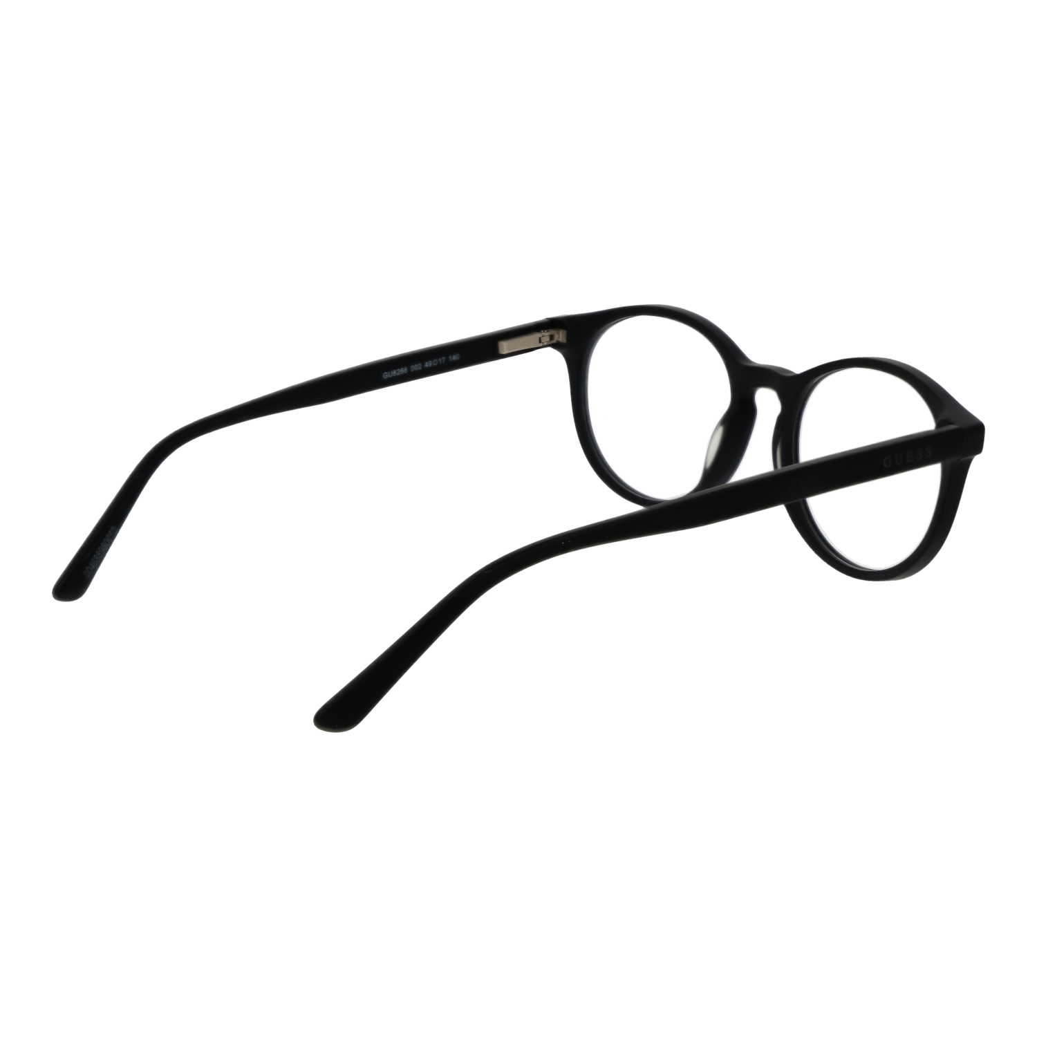 Guess Round glasses in Black with Acetate frame, model Guess Optical Frames GU8266 002 49, from Burghley & Co – Luxury eyewear UK