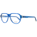 Guess Aviator glasses in Blue with Acetate frame, model Guess Optical Frames GU50090 092 56, from Burghley & Co – Luxury eyewear UK