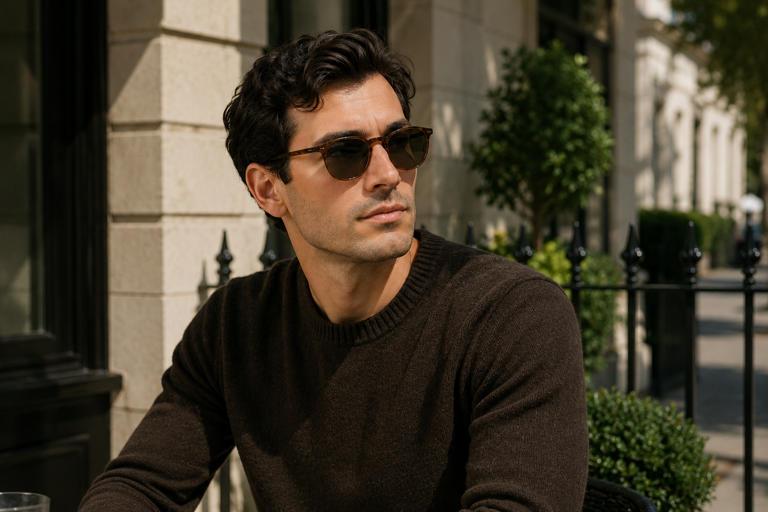 Transition lenses outdoors dark