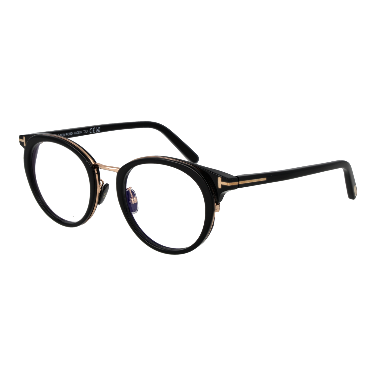 Tom Ford glasses, Tom Ford Frames FT5784-D-B 001 48 – Burghley & Co (Image 1)