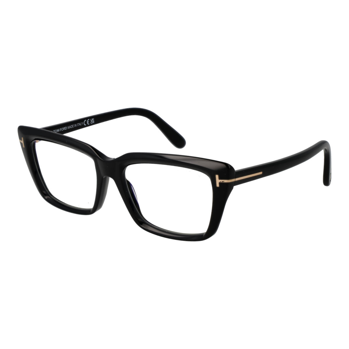 Tom Ford glasses, Tom Ford Frames FT5894-B 001 56 – Burghley & Co (Image 1)