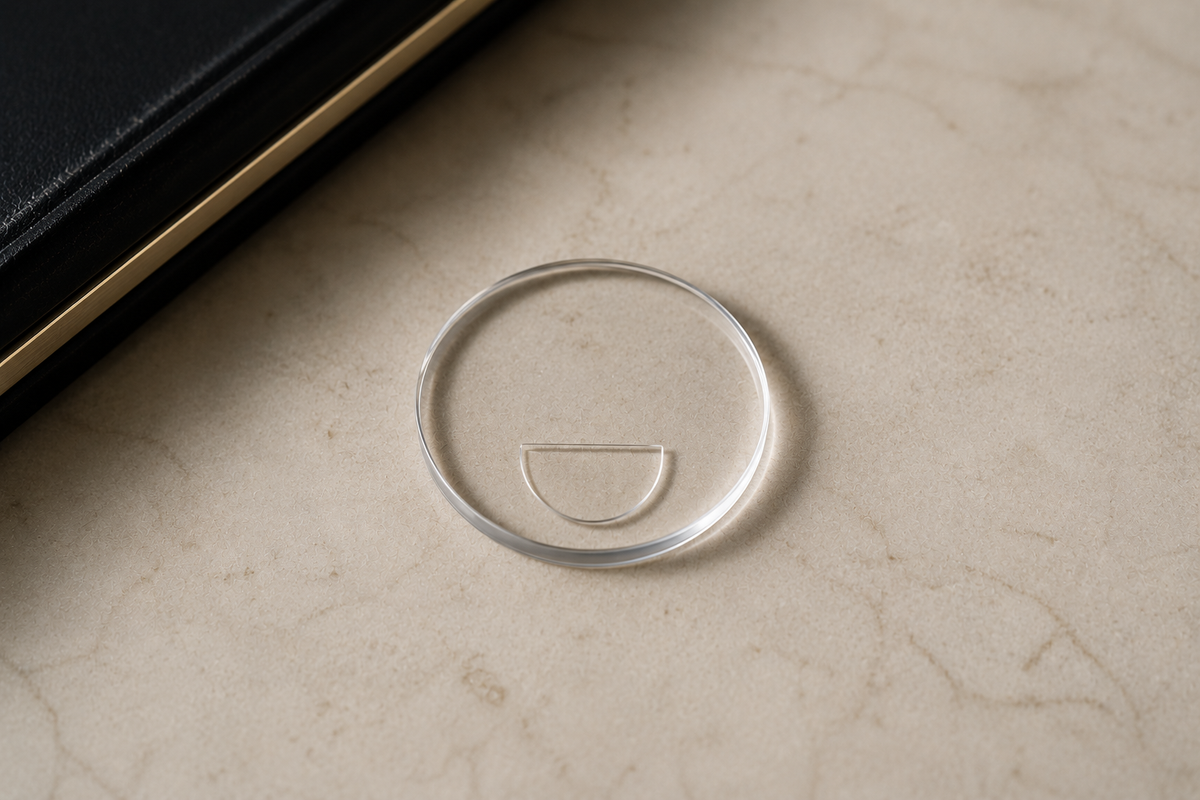 Bifocal prescription lens detail